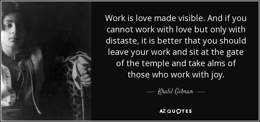 love your work